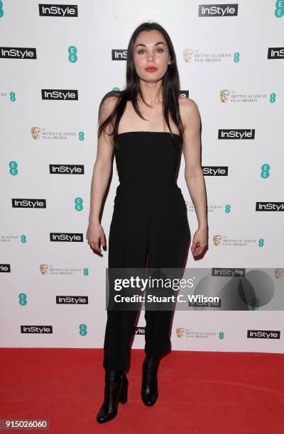 Poppy Corby-Tuech attends the EE InStyle Party held at Granary Square Brasserie on February 6, 2018 in London, England.