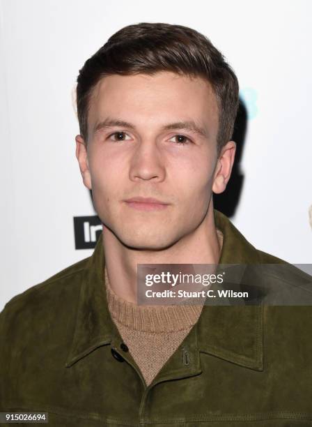 Leo Suter attends the EE InStyle Party held at Granary Square Brasserie on February 6, 2018 in London, England.