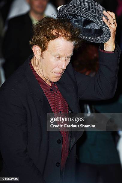 Tom Waits attends the UK Premiere of 'The Imaginarium Of Doctor Parnassus at Empire Leicester Square on October 6, 2009 in London, England.