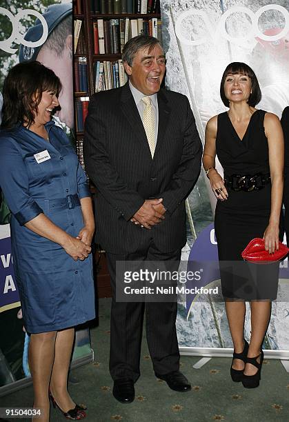 Lorraine Kelly, Gerald Cavendish Grosvenor, Duke of Westminster and Danni Minogue attend the launch photocall for the CVQO Appeal on October 6, 2009...