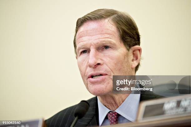 Senator Richard Blumenthal, a Democrat from Connecticut and ranking member of the Senate Subcommittee on Consumer Protection, Product Safety,...