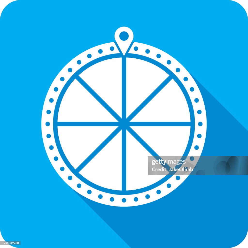Jeu télévisé Wheel Silhouette