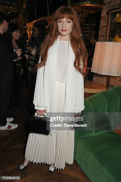 Nicola Roberts attends the InStyle EE Rising Star Party at Granary Square on February 6, 2018 in London, England.