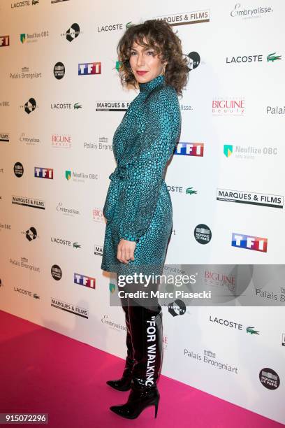 Actress Anne Depetrini attends the 'Trophees du Film Francais' 25t ceremony at Palais Brongniart on February 6, 2018 in Paris, France.