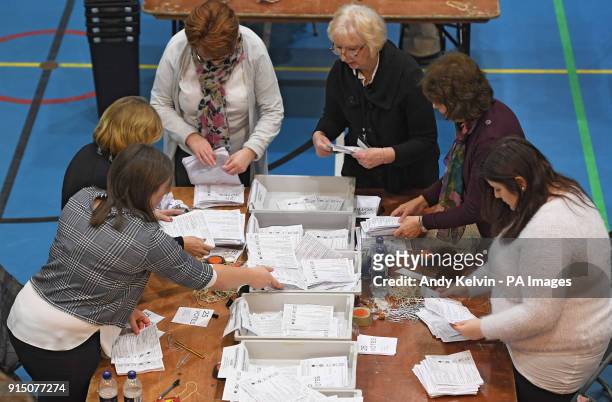 The Alyn &amp; Deeside By-election count in Connah&Otilde;s Quay, North Wales, caused by the death of , Labour AM Carl Sargeant, after he was...