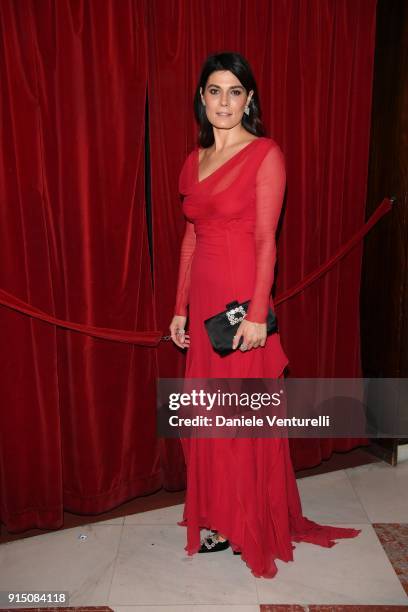 Valeria Solarino attends the first night of the 68. Sanremo Music Festival on February 6, 2018 in Sanremo, Italy.
