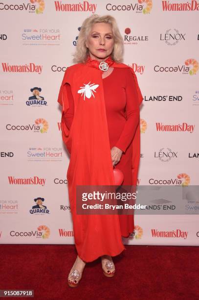 Musician Debbie Harry attends the Woman's Day Celebrates 15th Annual Red Dress Awards on February 6, 2018 in New York City.