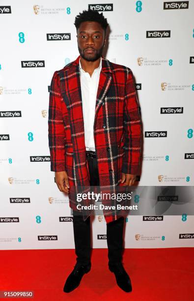 Charles Babalola attends the InStyle EE Rising Star Party at Granary Square on February 6, 2018 in London, England.