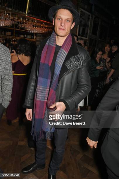 Danny Beauchamp attends the InStyle EE Rising Star Party at Granary Square on February 6, 2018 in London, England.