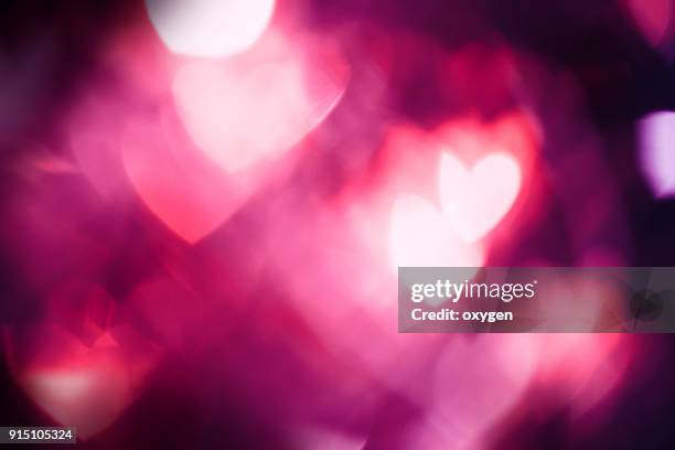 red abstract background with heat bokeh - valentine card stock pictures, royalty-free photos & images