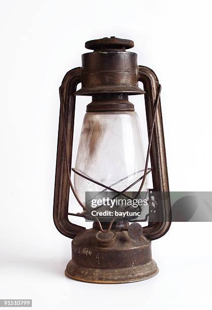 old fashioned gas lamp - lantern stock pictures, royalty-free photos & images