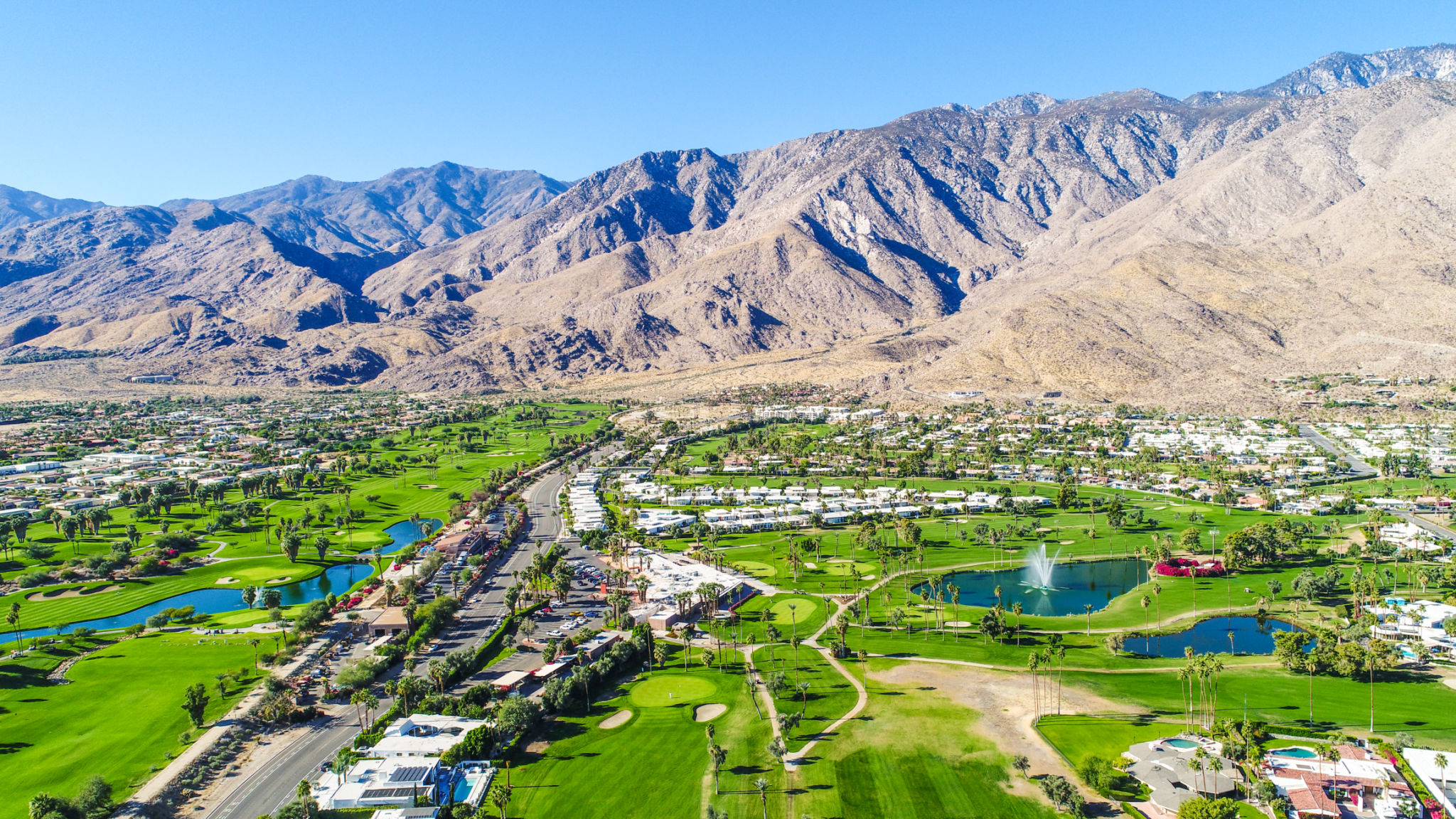 palm springs aerial view