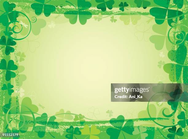 st. patrick's background - st patrick day background stock illustrations