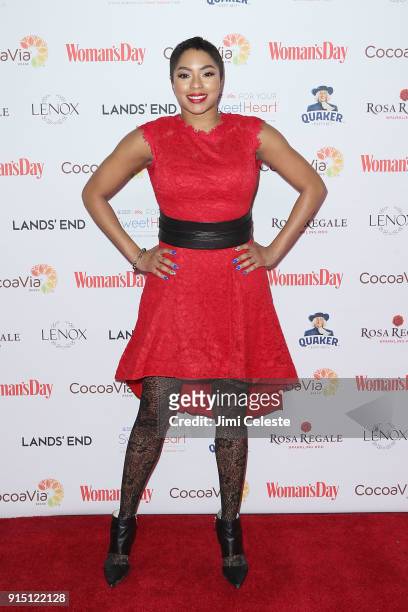 Alicia Quarles attends Woman's Day Celebrates 15th Annual Red Dress Awards at Appel Room at Jazz at Lincoln Centerâ Frederick P. Rose Hall on...