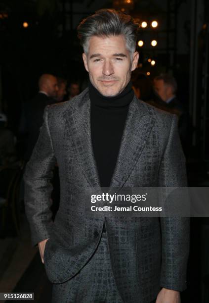 Eric Rutherford attends the Joseph Abboud Men's Fashion Show during New York Fashion Week Mens' at Hotel Wolcott Ballroom on February 6, 2018 in New...