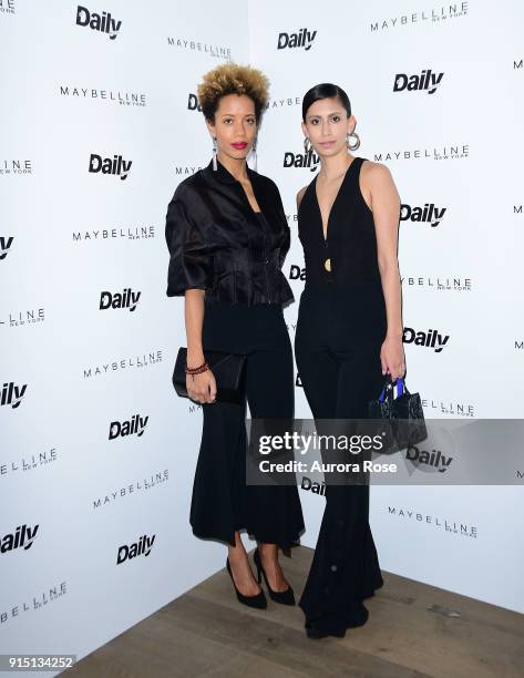 Carly Cushnie and Michelle Ochs attend Daily Front Row Celebrates 15 Years of Chic on February 6, 2018 in New York City.