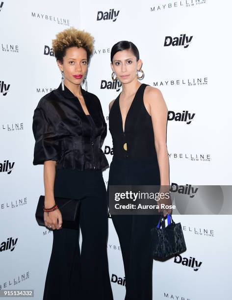 Carly Cushnie and Michelle Ochs attend Daily Front Row Celebrates 15 Years of Chic on February 6, 2018 in New York City.