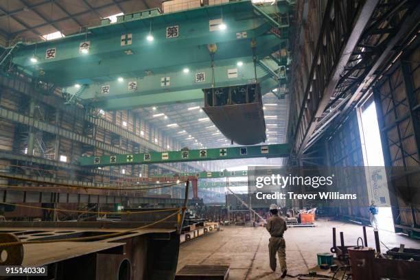 Ship Building Factory 360 Japanese Shipbuilding Stock Photos, High-Res Pictures, and Images ...