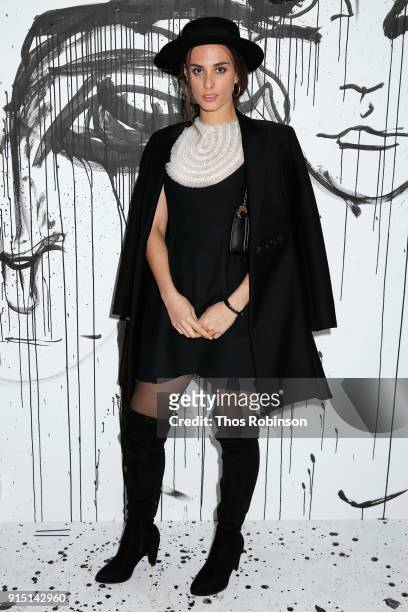 Sophie Auster attends the Dior Spring-Summer 2018 Collection launch event at Milk Garage on February 6, 2018 in New York City.