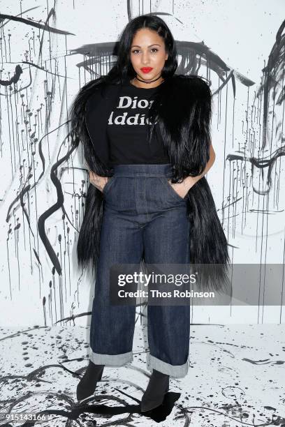 Venus X attends the Dior Spring-Summer 2018 Collection launch event at Milk Garage on February 6, 2018 in New York City.
