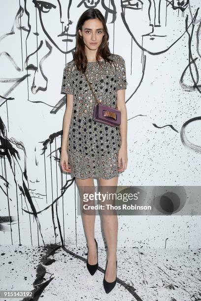 Amanda Googe attends the Dior Spring-Summer 2018 Collection launch event at Milk Garage on February 6, 2018 in New York City.