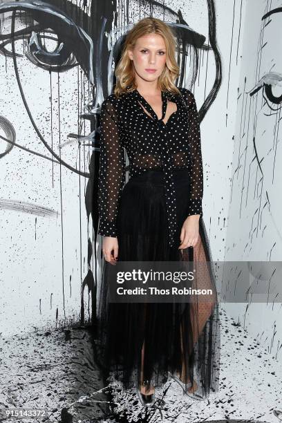 Alexandra Richards attends the Dior Spring-Summer 2018 Collection launch event at Milk Garage on February 6, 2018 in New York City.