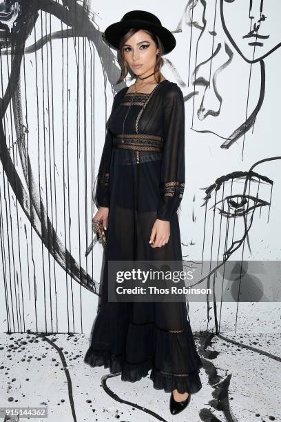 Olivia Culpo attends the Dior Spring-Summer 2018 Collection launch event at Milk Garage on February 6, 2018 in New York City.