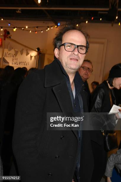 Actor Lionel Abelanski attend sthe "Fetons 100 Ans De Liberte" : Les 100 Ans De La Petite Culotte at Palais de on February 6, 2018 in Paris, France.