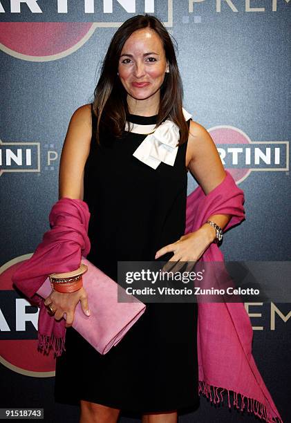 Presenter Camila Raznovich attends the Martini Premiere Award Ceremony - Red Carpet at Palazzo Reale on October 6, 2009 in Milan, Italy.
