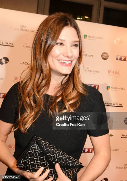 Actress Alice Pol attends the Trophees du Film Francais 2018 at Palais Brogniart on February 6, 2018 in Paris, France.