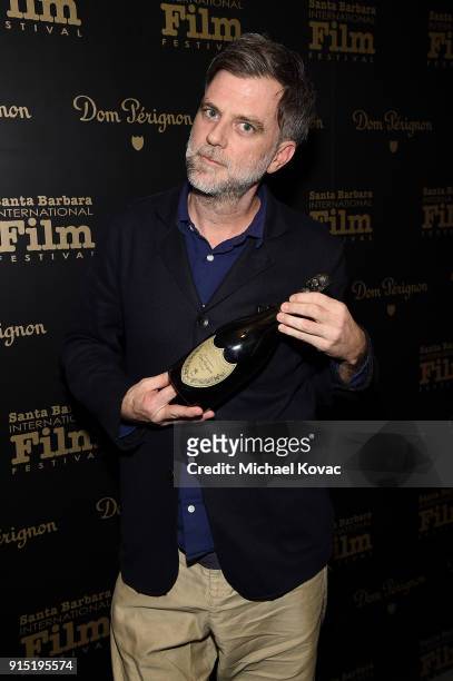 Paul Thomas Anderson visits the Dom Perignon Lounge before receiving the Outstanding Directors Award at The Santa Barbara International Film Festival...