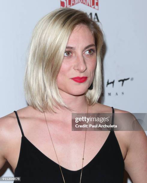 Actress Hartleigh Buwick attends the Slamdance Cinema Club screening of "Bernard And Huey" at ArcLight Hollywood on February 6, 2018 in Hollywood,...