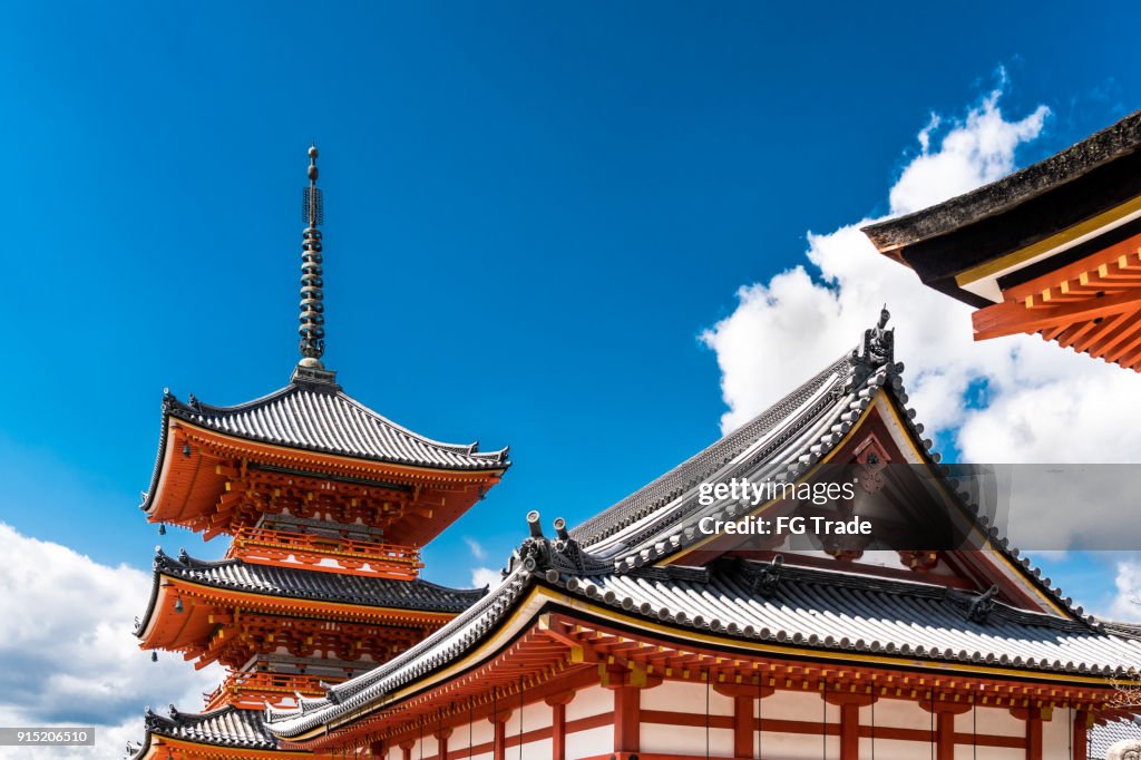 Kyoto, Japan at Kiyomizu-dera Temple