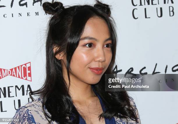 Actress Melanie Anne Padernal attends the Slamdance Cinema Club screening of "Bernard And Huey" at ArcLight Hollywood on February 6, 2018 in...