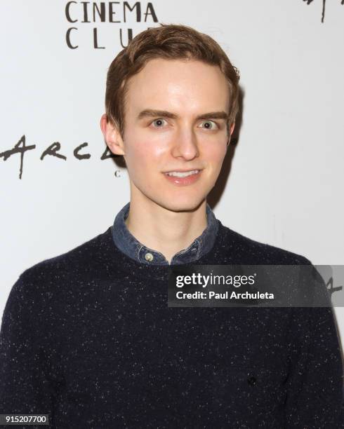 Actor Jay Renshaw attends the Slamdance Cinema Club screening of "Bernard And Huey" at ArcLight Hollywood on February 6, 2018 in Hollywood,...