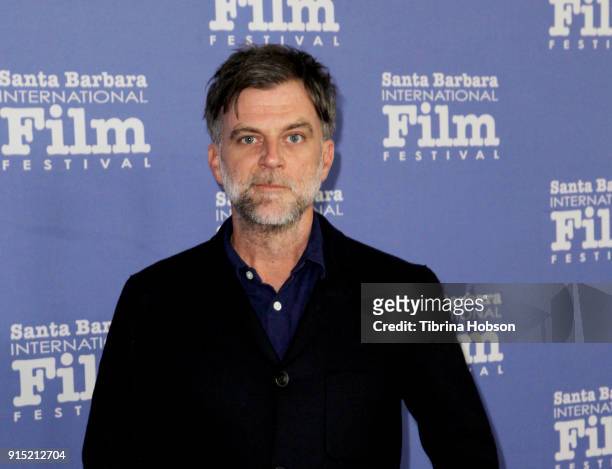 Paul Thomas Anderson attends the 33rd annual Santa Barbara International Film Festival outstanding directors of the year presentation at Arlington...