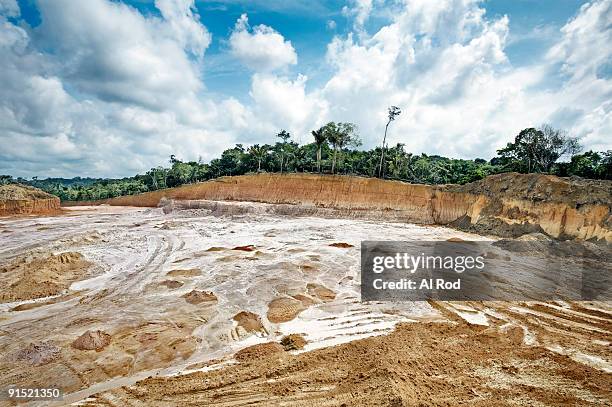 forest cleared to built apartments, manaus - amazon rainforest stock pictures, royalty-free photos & images