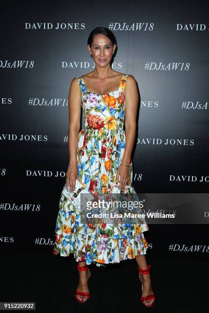 Lindy Klim arrives ahead of the David Jones Autumn Winter 2018 Collections Launch at Australian Technology Park on February 7, 2018 in Sydney,...