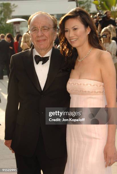 Rupert Murdoch and wife Wendi Murdoch