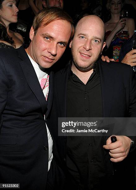 Paul Sevigny and TAO and LAVO owner Noah Tepperberg attend the TAO and LAVO anniversary weekend held at TAO in the Venetian Resort Hotel Casino on...