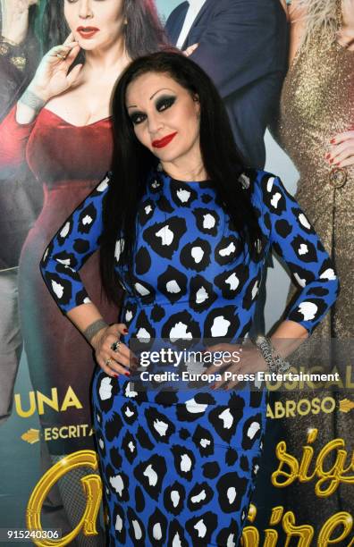 Olvido Gara aka Alaska attends the 'El Amor Sigue En El Aire' photocall at Vincci Capitol Hotel on February 6, 2018 in Madrid, Spain.