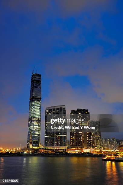 west kowloon - victoria harbour vancouver island stock pictures, royalty-free photos & images