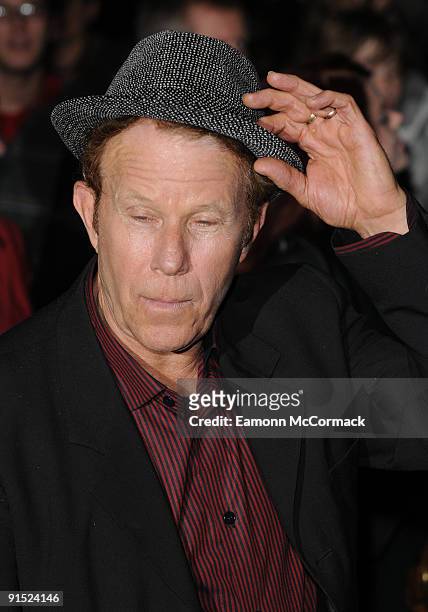 Tom Waits attends the UK Premiere of 'The Imaginarium Of Doctor Parnassus at Empire Leicester Square on October 6, 2009 in London, England.