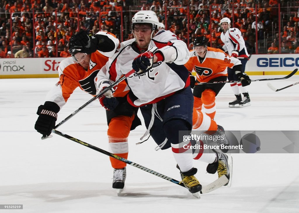 Washington Capitals v Philadelphia Flyers