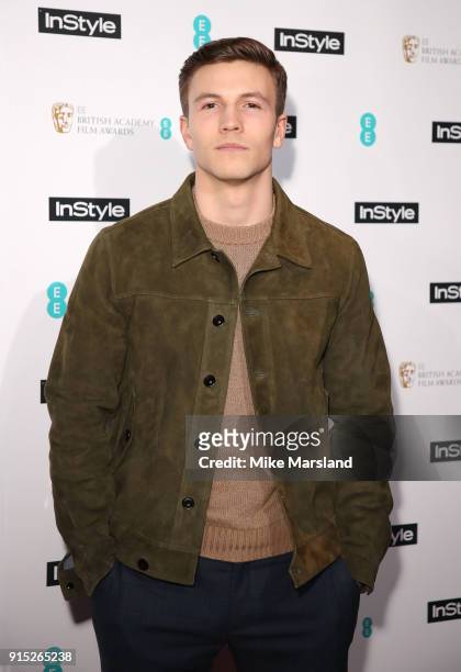 Leo Suter attends the EE InStyle Party held at Granary Square Brasserie on February 6, 2018 in London, England.
