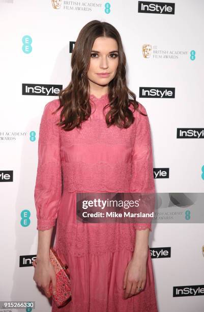 Margaret Clunie attends the EE InStyle Party held at Granary Square Brasserie on February 6, 2018 in London, England.