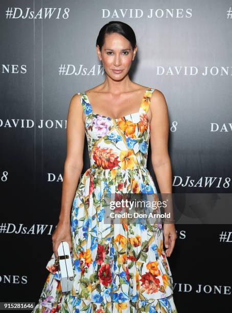 Lindy Klim arrives ahead of the David Jones Autumn Winter 2018 Collections Launch at Australian Technology Park on February 7, 2018 in Sydney,...