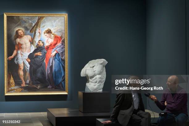 An interview with Jochen Sander, curator seen during the 'Rubens - Kraft der Verwandlung' exhibition preview at Staedel Museum on November 23, 2017...