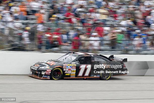 Denny Hamlin leads the field during the NASCAR NEXTEL Cup Series, Dodge Avenger 500, May 13 Darlington Raceway, Darlington, South Carolina.