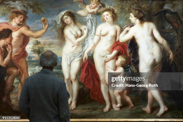 Das Urteil des Paris, Peter Paul Rubens, is displayed during the 'Rubens - Kraft der Verwandlung' exhibition preview at Staedel Museum on November...